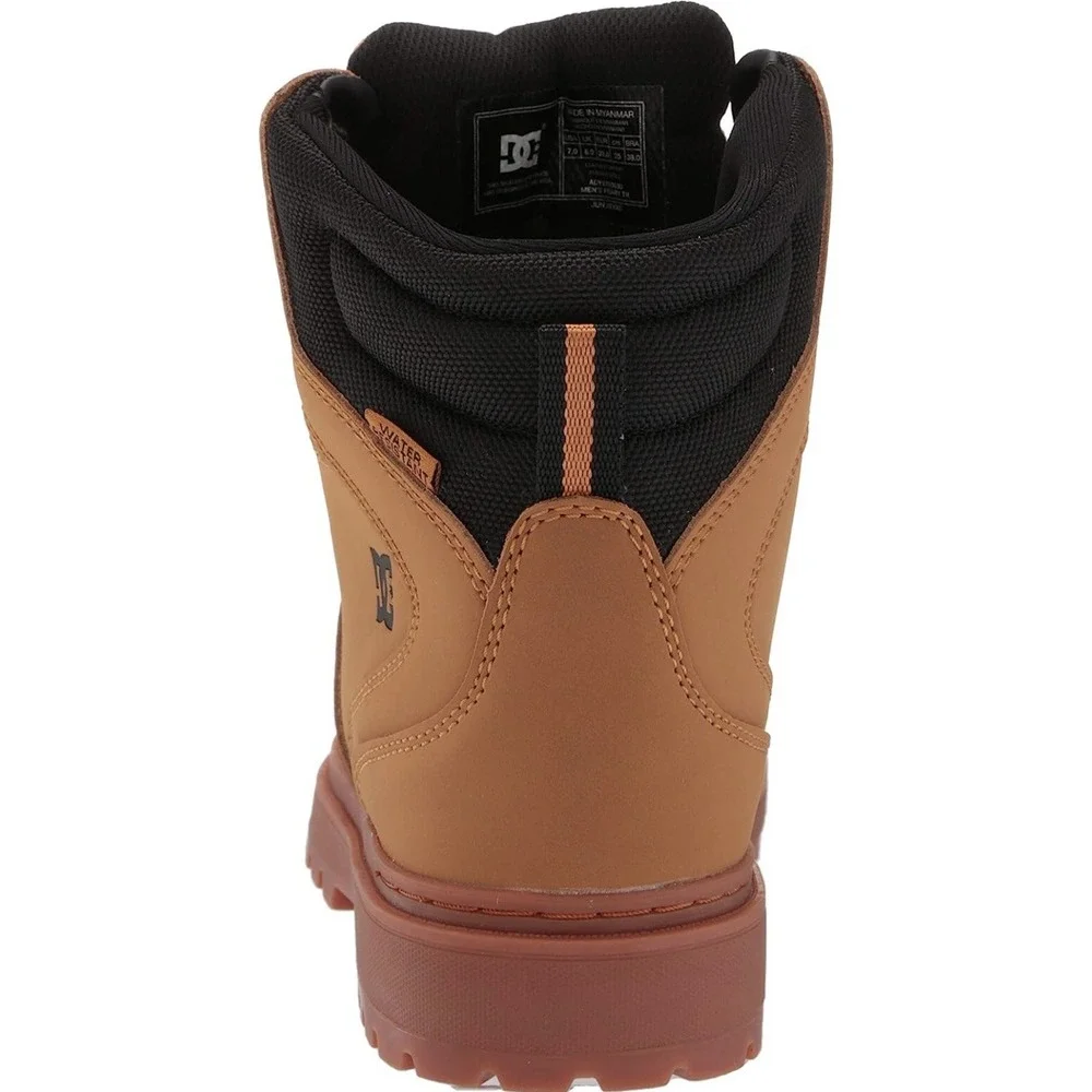 DC Shoes Men's Snow Boot Color Wheat/black Size 7.5 NEW‎